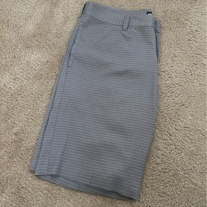Grey Striped Travis Mathew Golf Short 34